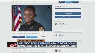 Orlando police warning about phone scam