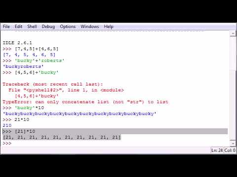 Python Programming Tutorial   11   Editing Sequences   YouTube 2017