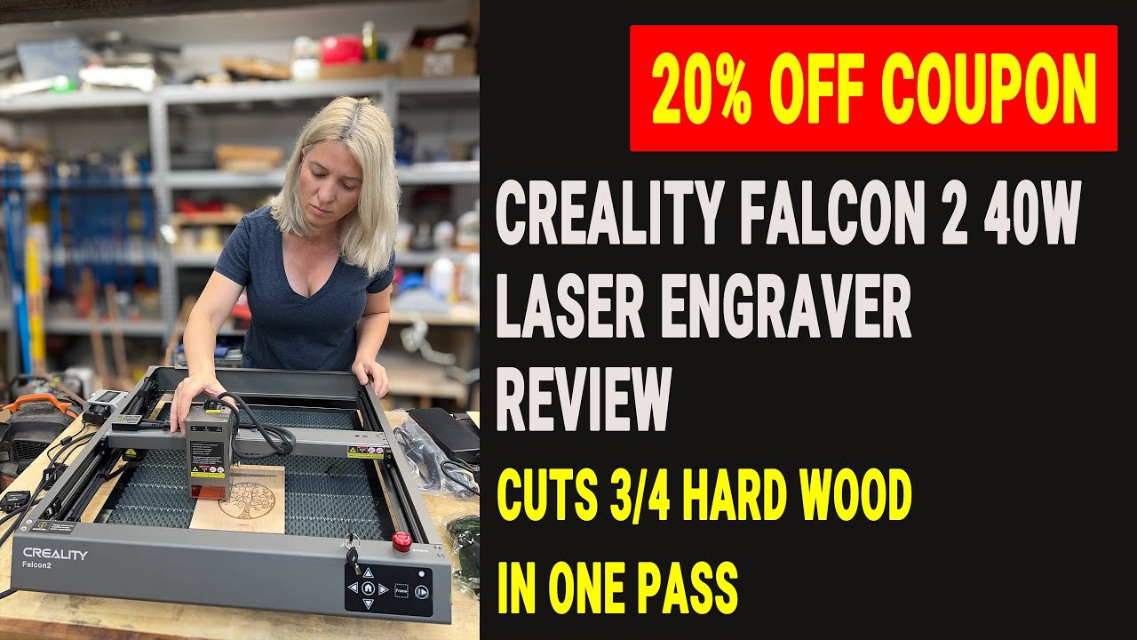 Creality Falcon 2 40W Laser is DESTROYING the competition when it comes to  cutting. Impressive laser 