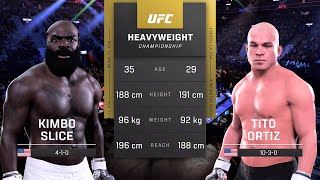 Kimbo Slice vs Tito Ortiz Full Fight - UFC 5 Fight Night