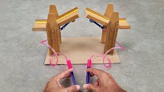 Science project working model - Hydraulic bridge