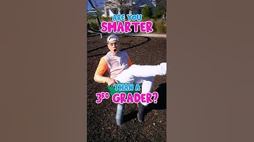 Are you smarter than a 3rd grader? 🤓 #math #quiz #challenge #forkids
