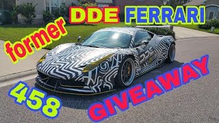 1st winner we will be giving away a hood from the former dde ferrari
458, once hit 50k subscribers. to entered, need subscribed channel,
c...