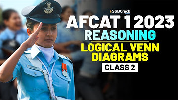 AFCAT 1 2023 - Reasoning Important Question & Answer - Logical Venn Diagrams - Class 2