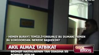 Hastanede Akıl Almaz Tatbikat