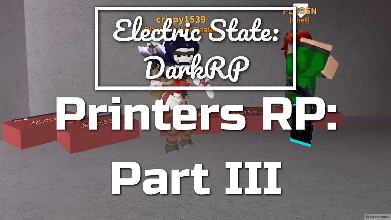 Corrupt Detective Steals Printer Roblox Eletric State Darkrp