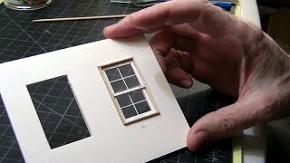 Basic Model Window Scratchbuilding