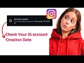 How to Know Your Instagram Account Creation Date in Seconds ( 2026 New Trick )