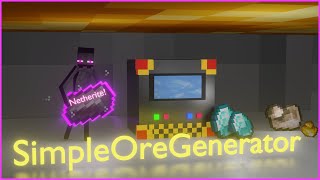 Minecraft Simple Ore Generators: Ohne Strom unendlich Ressourcen WOW! Showcase german [1.19.2]