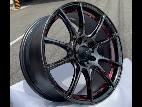 WEDS SPORT SA-25R 18インチ RED LIGHT CHROME - YouTube