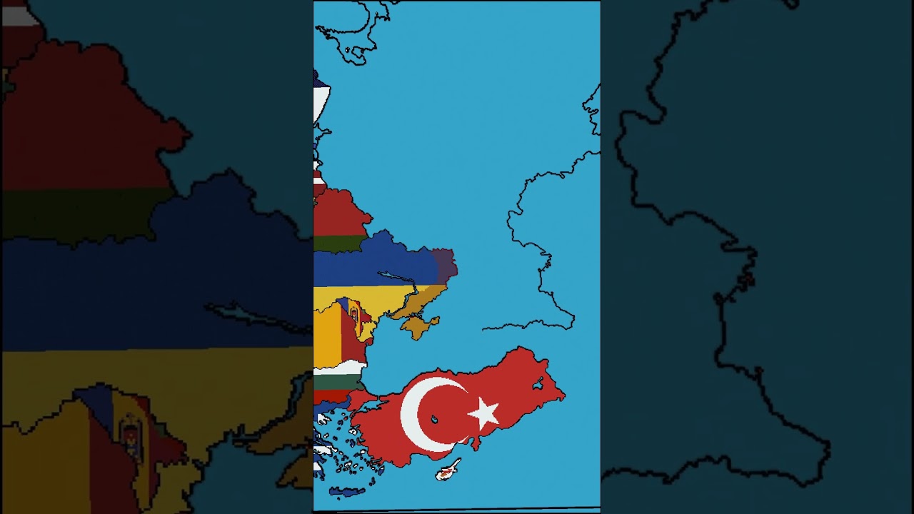 Russia - Minecraft Europe flag map 
