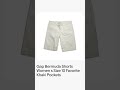 Gap Bermuda Shorts Women S Size 10 Favorite Khaki Pockets 