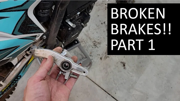 Broken Brake Pedal!! on a Nicot eBeast Chinese Electric Dirt Bike! Part 1