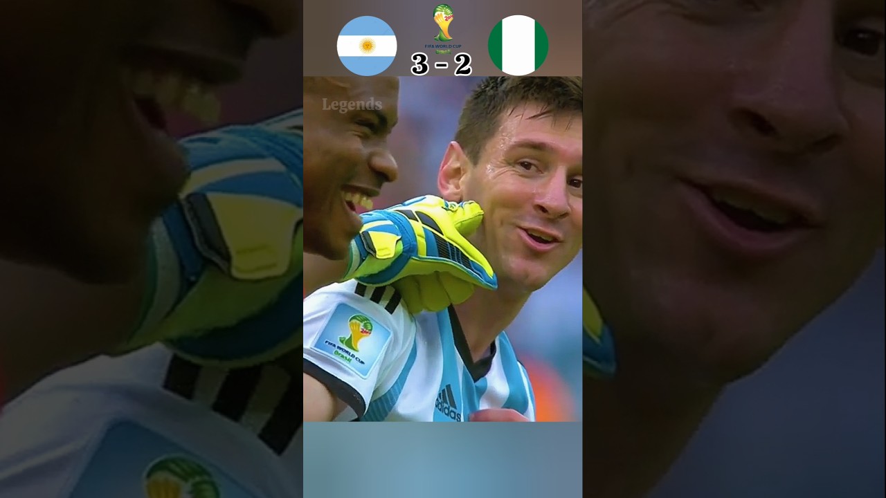 Argentina VS Nigeria World Cup 2014 Messi Master class 🔥#shorts #argentina #nigeria #messi