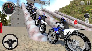 US Motocross Police Bike driving Extreme Off-Road #1 - Offroad Outlaws Android / Ios Gameplay FHD screenshot 3
