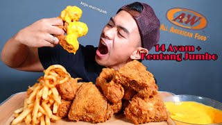 Resep AYAM GORENG Pedas & Mayo: SATU Olahan Dua Rasa [Ala Resto Chinese]. 