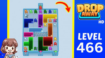 Drop Away Level 466 Solution Walkthrough