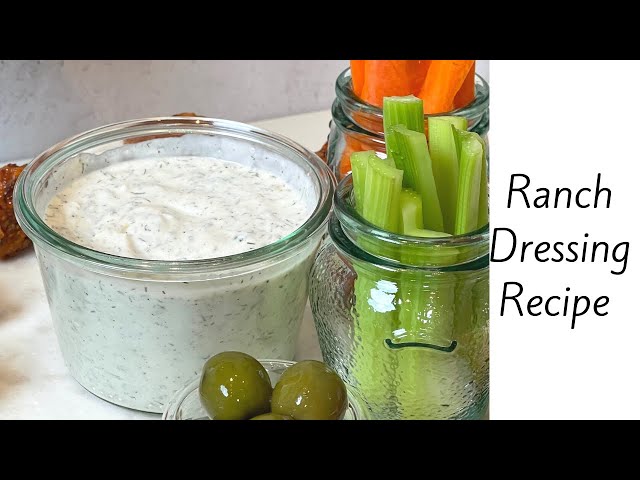 Ranch Dressing Recipe - YouTube Ranch Dressing Recipe - YouTube