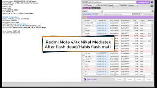Redmi Note 44x Nikel Mediatek Emmc File  And Flash File Fix Dead After Flash