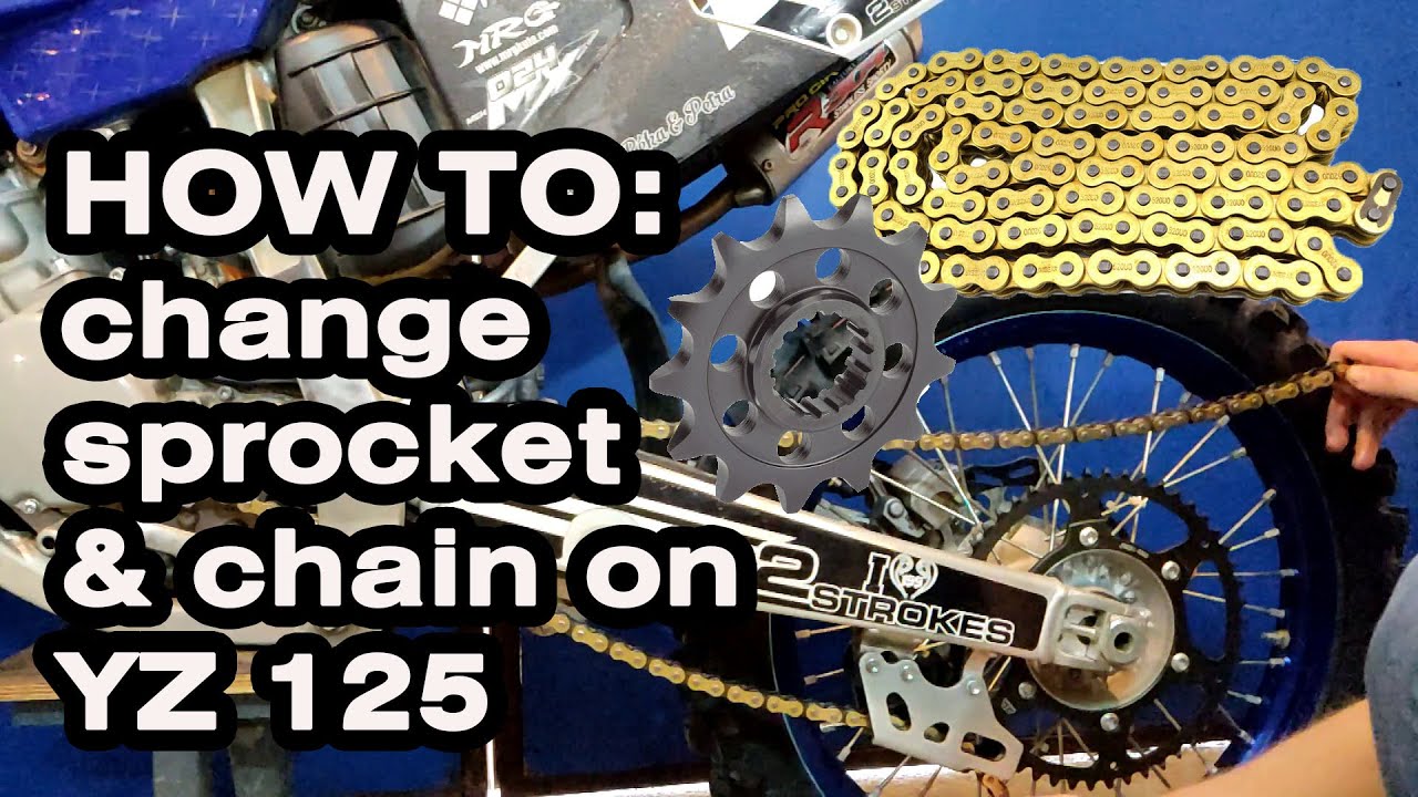How To change chain and sprockets YouTube