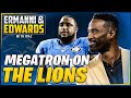 Calvin johnson and rob sims instudio on the detroit lions