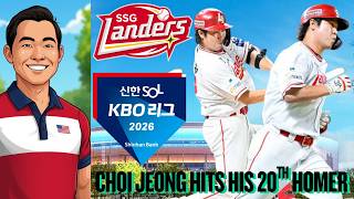 Choi Jeong Sets KBO Record with 11th Consecutive 20 HR Season