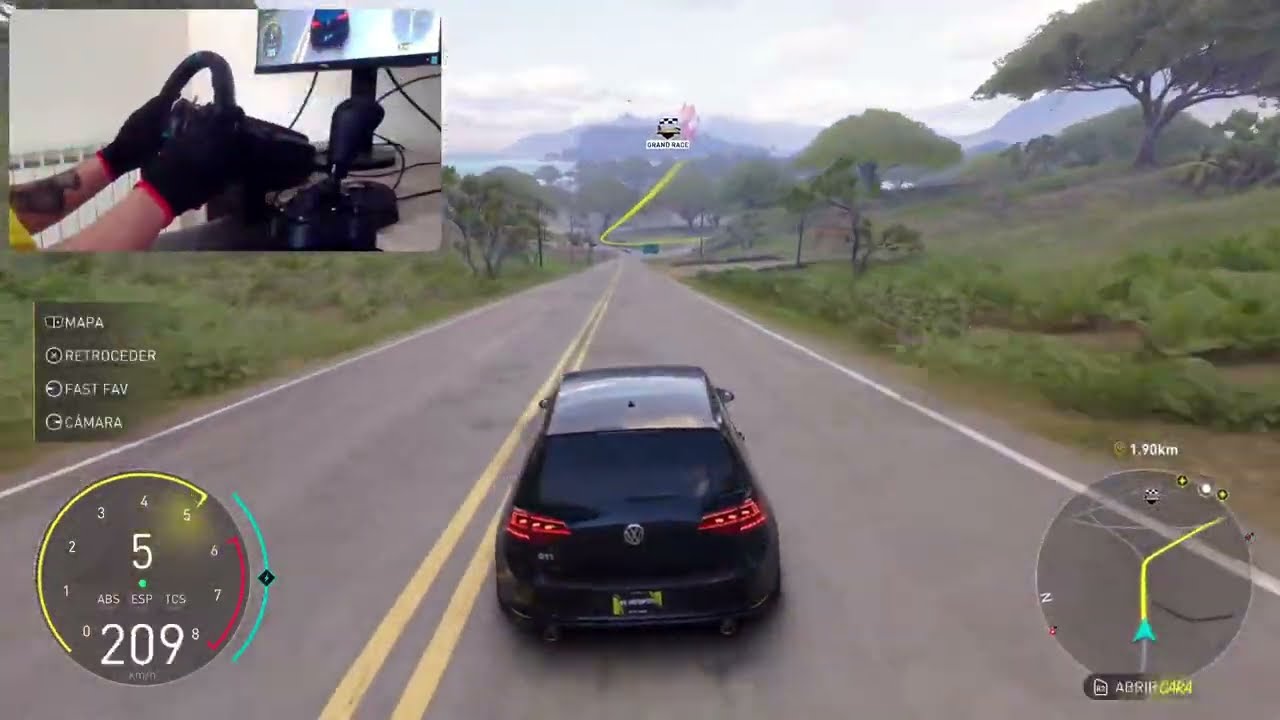 The Crew Motorfest PS5. Configuración personal para volante G29 + conducción libre.