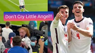Young England Fan Belle MacNally Gets Emotional After Receiving A Shirt From Mason Mount