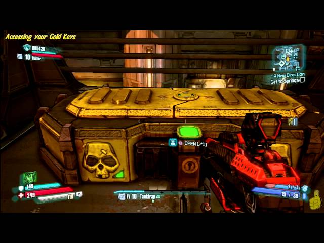 Borderlands The Pre-Sequel Opening The Golden Chest! SHiFT Code