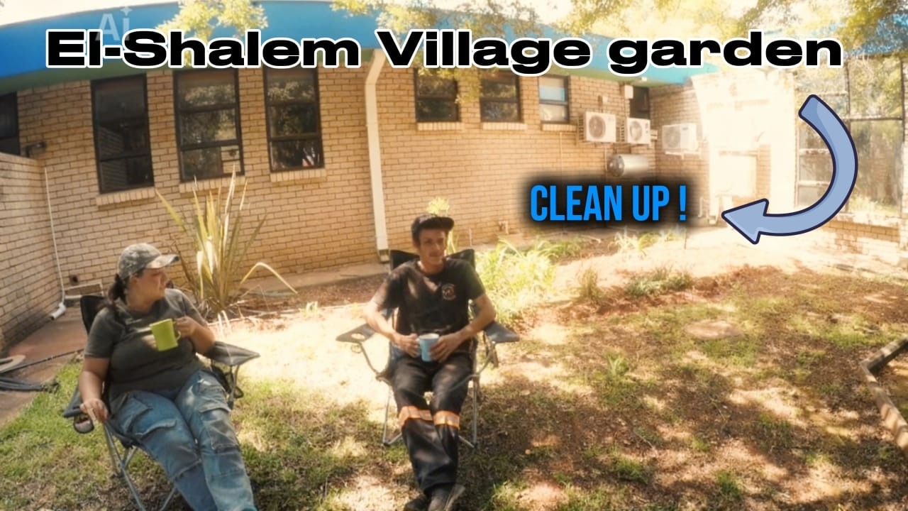 Introduction of El-Shalem village, garden clean-up