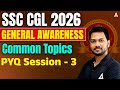 SSC CGL 2026 Tamil | SSC CGL General Awareness Previous Year Questions | GK GS By Kishore Sir #3
