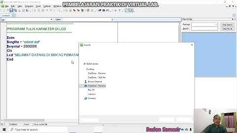 TUTORIAL BASCOM AVR. TULIS KAREAKTER DI LCD