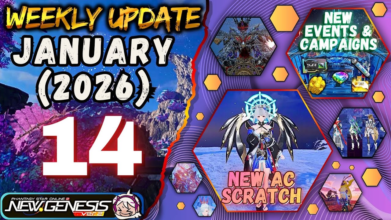 [PSO2:NGS] -JANUARY_14 UPDATE 2025 (🤗Steam)