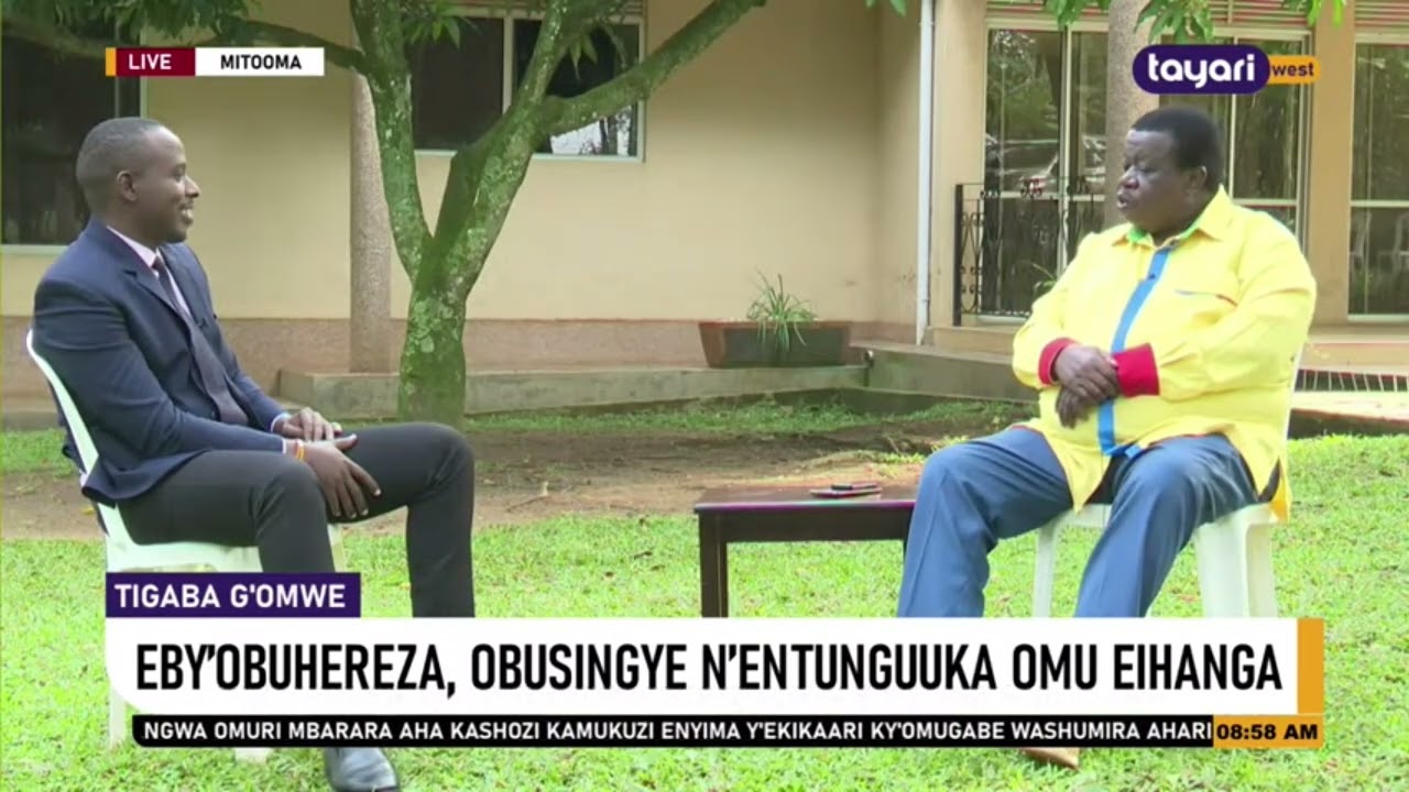 Hon. Maj. Gen (RTD) Kahinda Otafiire : Naaba ndemeire omu ofiisi tinkushaba akaruuru.