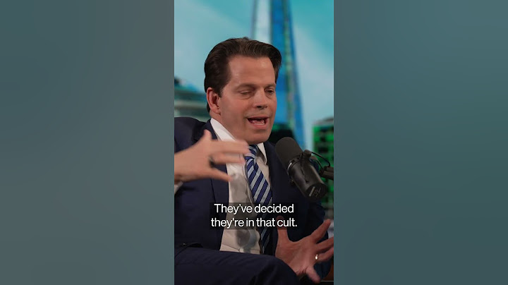 Trump Supporters Won't Care If He's Jailed or Broke: Scaramucci
