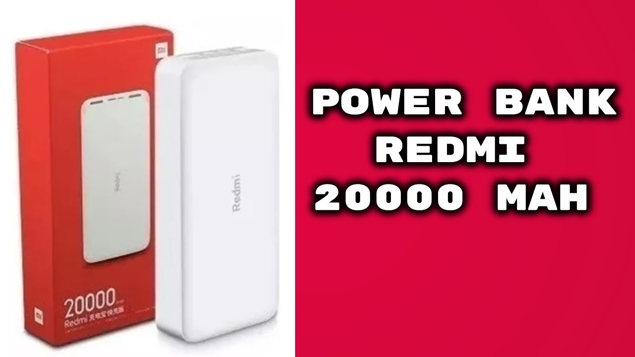 Внешний аккумулятор redmi 20000