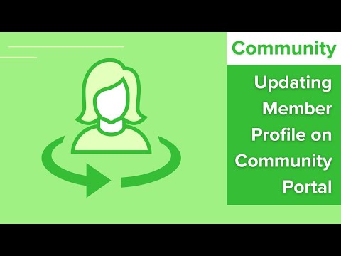 Community: Updating Member Profile on Community Portal