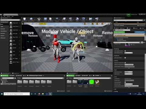 Skeleton Simulation SKModular: Changing material to merged skeletal (Simulation) - YouTube
