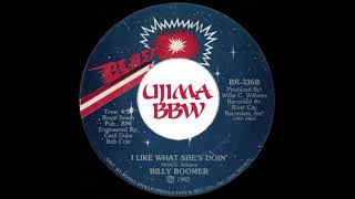 BILLY BOOMER   I Like What She s Doin   BLAST RECORDS   1982