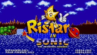 Ristar in Sonic 1 Forever (V1 Release) ✪ First Look Gameplay (1080p/60fps)