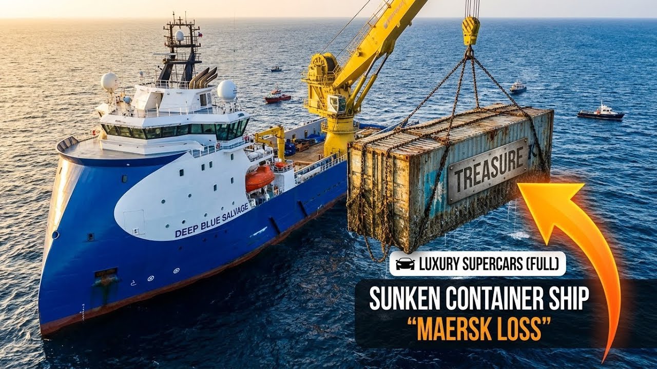 Deep Blue Salvage: Recovering Sunken Container Ship "Maersk Loss" and Luxury Supercars (Full)