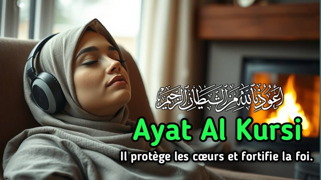 Ayat Al Kursi 7x Répétée 🎧 Récitation Douce et Protectrice