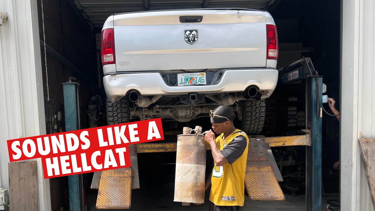 Заставил RAM 1500 звучать как HELLCAT с функцией MUFFLER DELETE