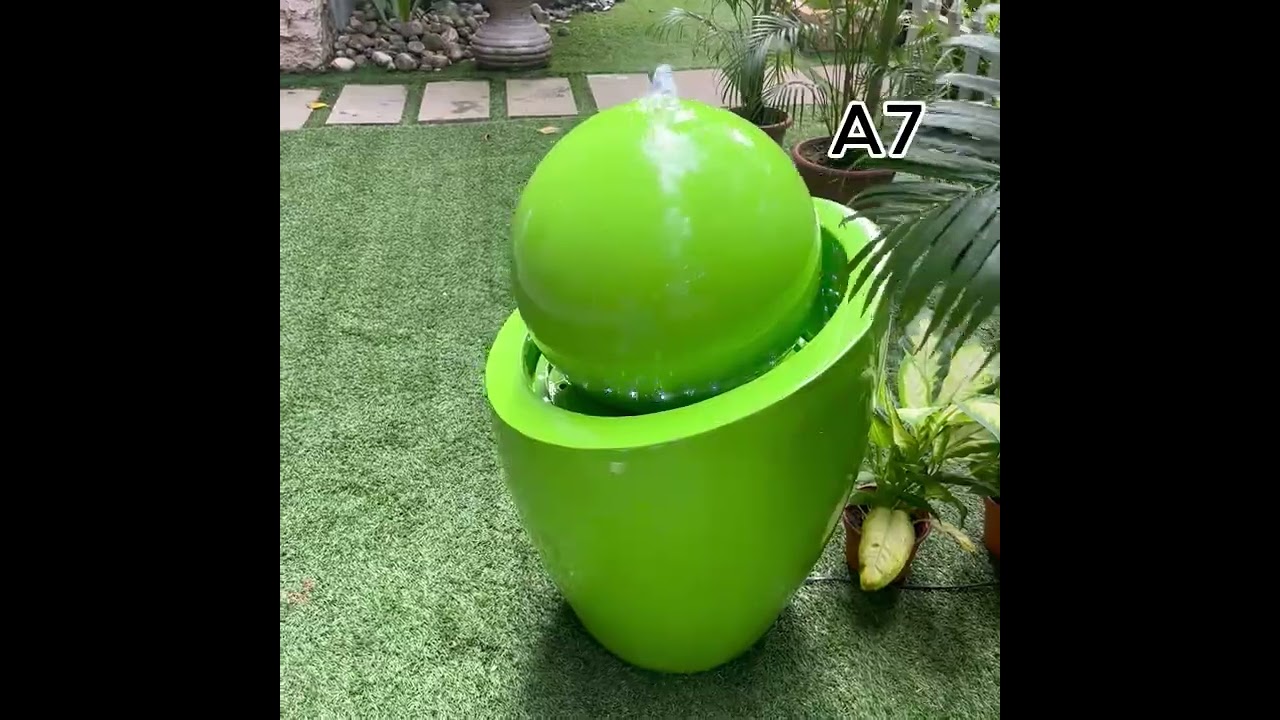 SURROUNDED WITH NOBILITY Green Water Fountain