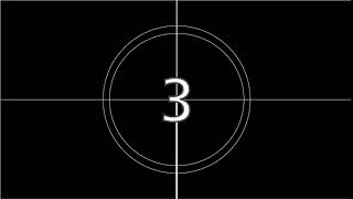 Transition Countdown Timer 5 Seconds (5 to 1) Classic, no 0 frame