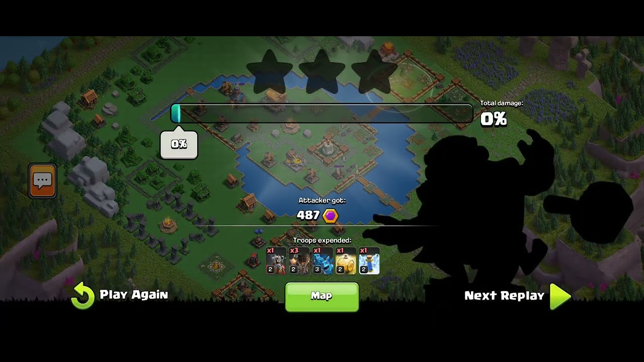 Wizard Valley Level 3 (Default Layout) - 3 Star in 2 Attacks