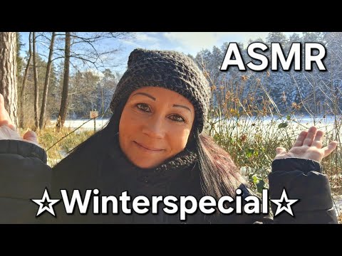 [ASMR] ❄️ASMR in der Natur mit winterlichen Triggern ~ Winterspecial❄️