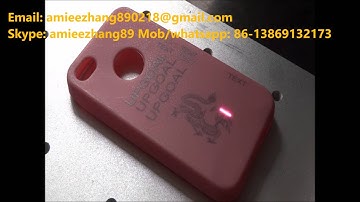Soft Rubber Mobile Back Cover Ultraviolet Laser Marking Machine