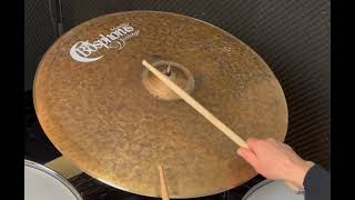 Bosphorus Master Vintage 23 Zoll Ride Becken 2550G Cymbale Piatto Cymbal