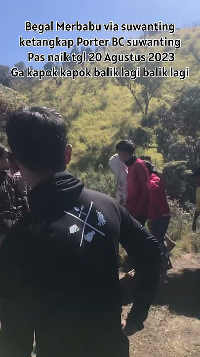 Begal Gunung Merbabu Via suwanting ketangkap, Tenda kita juga sempet kena palak. #merbabu #shorts